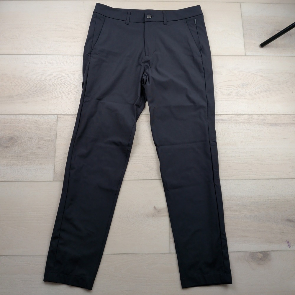 Lululemon Commission Pant Slim Warpstreme Mens 30 Obsidian Chino Trousers 30x29